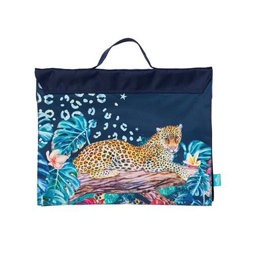 SPE-LBB-LPQ - SPENCIL LIBRARY BAG NYLON 37x28cm Leopard Queen(1)